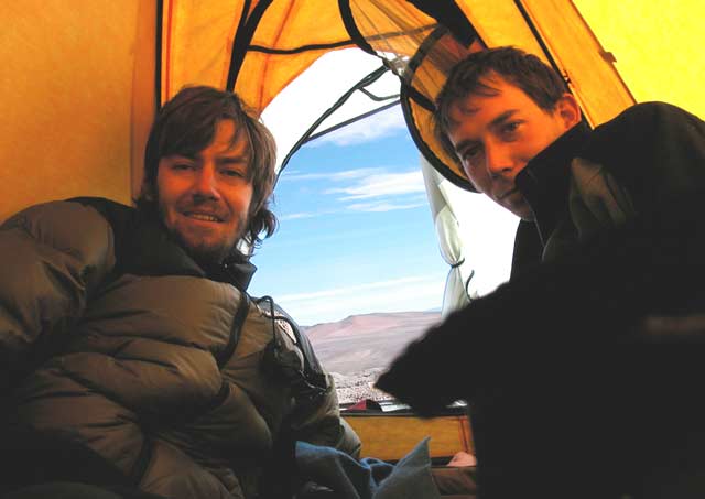 Basecamp posing