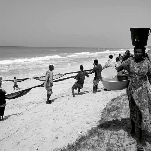 Dragging nets