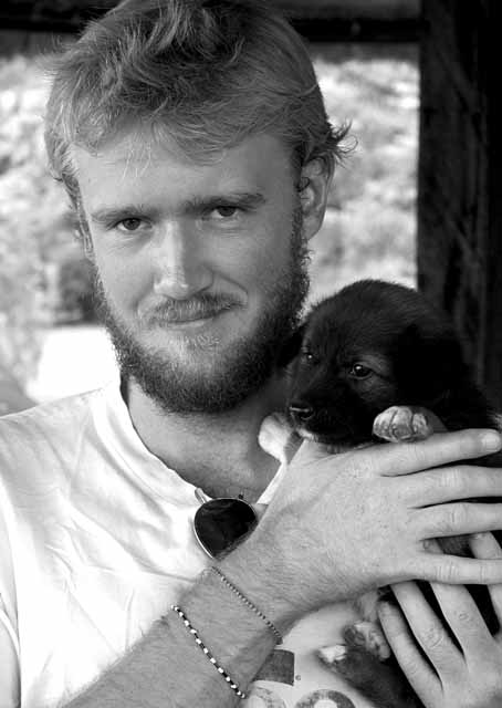 Karl and a dog
