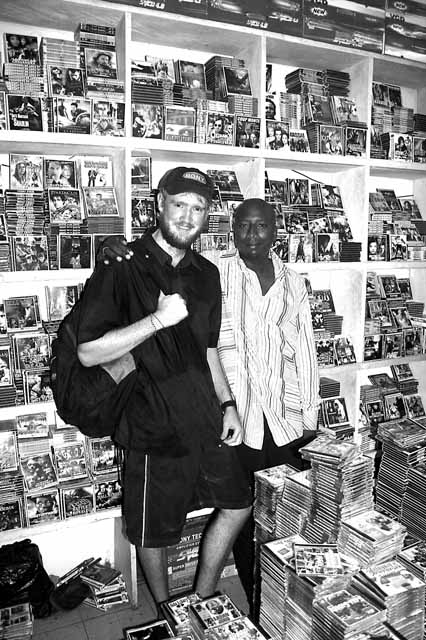 In a music shop